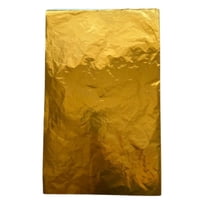 Genérico - Pliego Papel Aluminio Dorado