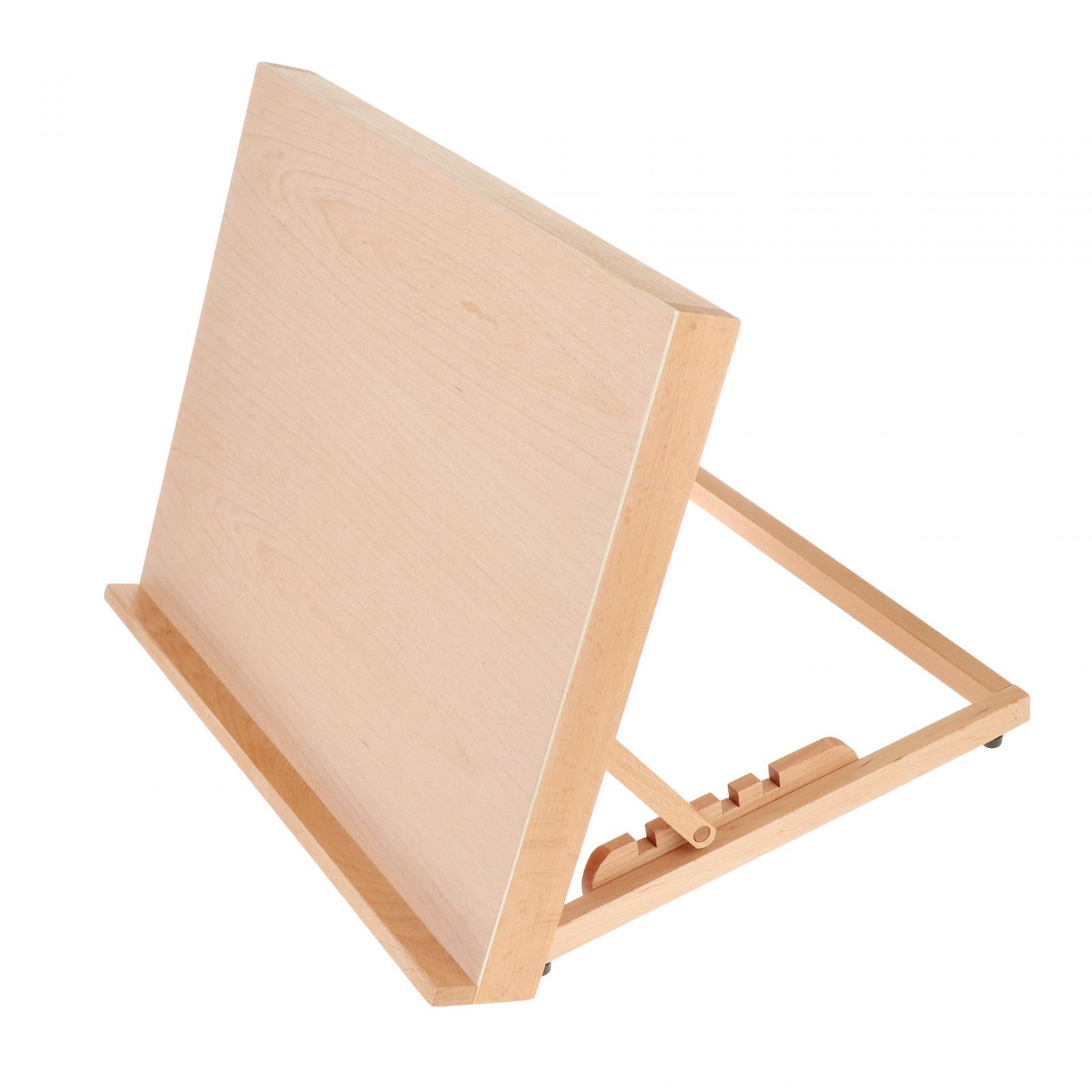 Magideal - Caballete De Mesa De Escritorio, Tablero De Dibujo Plegable, Caballete De Pintura Ajustable De 4 Vías, Tablero De Dibujo Para Pintar Recetas De Artist