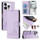 thumbnail image 1 of Funda tipo cartera FOXDOCK para iPhone 14 PRO con soporte, ranuras, RFID, diseño de gato, 1 of 5