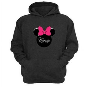 Genérico - Polerón Canguro Ratoncita M. Gris Oscuro Talla Xl Unisex