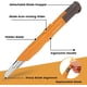 thumbnail image 3 of Cuchillo utilitario Mulwark, juego de 16 piezas, cuchillas retráctiles, 3 of 7