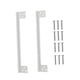 thumbnail image 5 of 2 Placas Protectoras De Pestillo De Puerta En Forma De L Para Puerta De Metal, Puerta De Madera, Lugar De Trabajo, 7 Pulgadas, 5 of 5