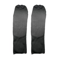 Magideal - Hombres Shin Instep Guards Cloth Protector Accesorios Suministros Protección De Entrenamiento Elástico Casual 1 Par Para Taekwondo Gym Muay Thai Mma , Negro Y L