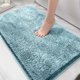 thumbnail image 1 of suxuMhao Tapetes de Baño, Tapete de Baño Azul Claro Suave Absorbente Antideslizante, 19.7 X 31.5 Inch Paquete de 2, Tapete de Piso de Poliéster Lavable, Tapete de Decoración Práctica para el Hogar, 1 of 4