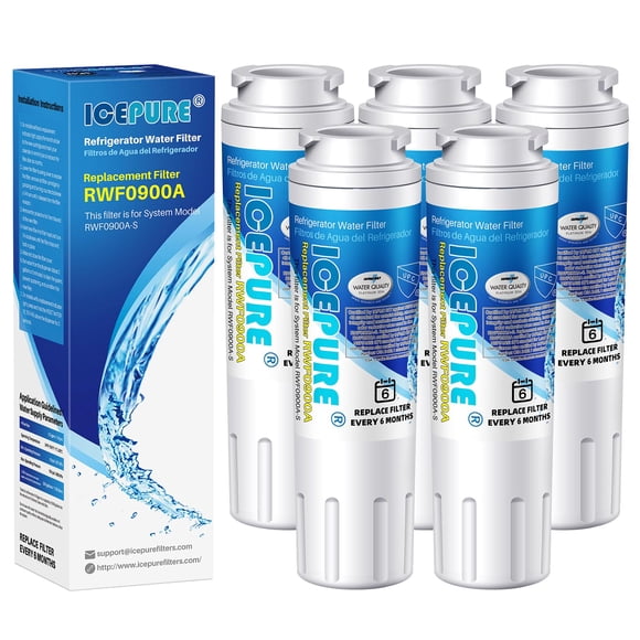 Filtro de agua para refrigerador ICEPURE UKF8001 para Maytag y más
