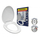 thumbnail image 2 of Asiento Elongado Reforzado Wc Blanco Cierre Suave - Tapas Wc, 2 of 3