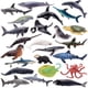 thumbnail image 1 of Figuras de animales TOYMANY Mini Ocean, 24 unidades, decoración de tartas para niños, 1 of 9