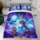 thumbnail image 4 of Ella-Ra Princesa del Poder Conjunto de sábanas temático, trío de piezas, cómodo y amigable con la piel, diseño único, regalo de decoración para el hogar para familiares, amigos y fans,140cm *210cm, 4 of 6