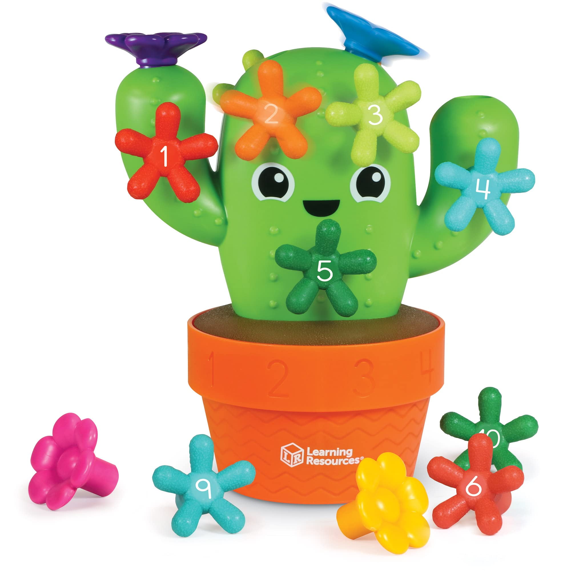 Learning Resources - Recursos De Aprendizaje Juguetes Didácticos Carlos The Pop & Count Cactus Para Niños Pequeños