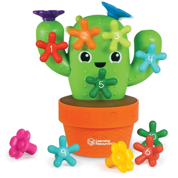 Recursos de aprendizaje Juguetes didácticos Carlos The Pop & Count Cactus para niños pequeños