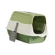 thumbnail image 3 of Arenero Para Gatos Con Capucha Y Tapa Desmontable Fácil De Limpiar Con Pala Verde, 3 of 5