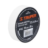 Truper - Huincha Aisladora 18Mm*18Mts Blanco