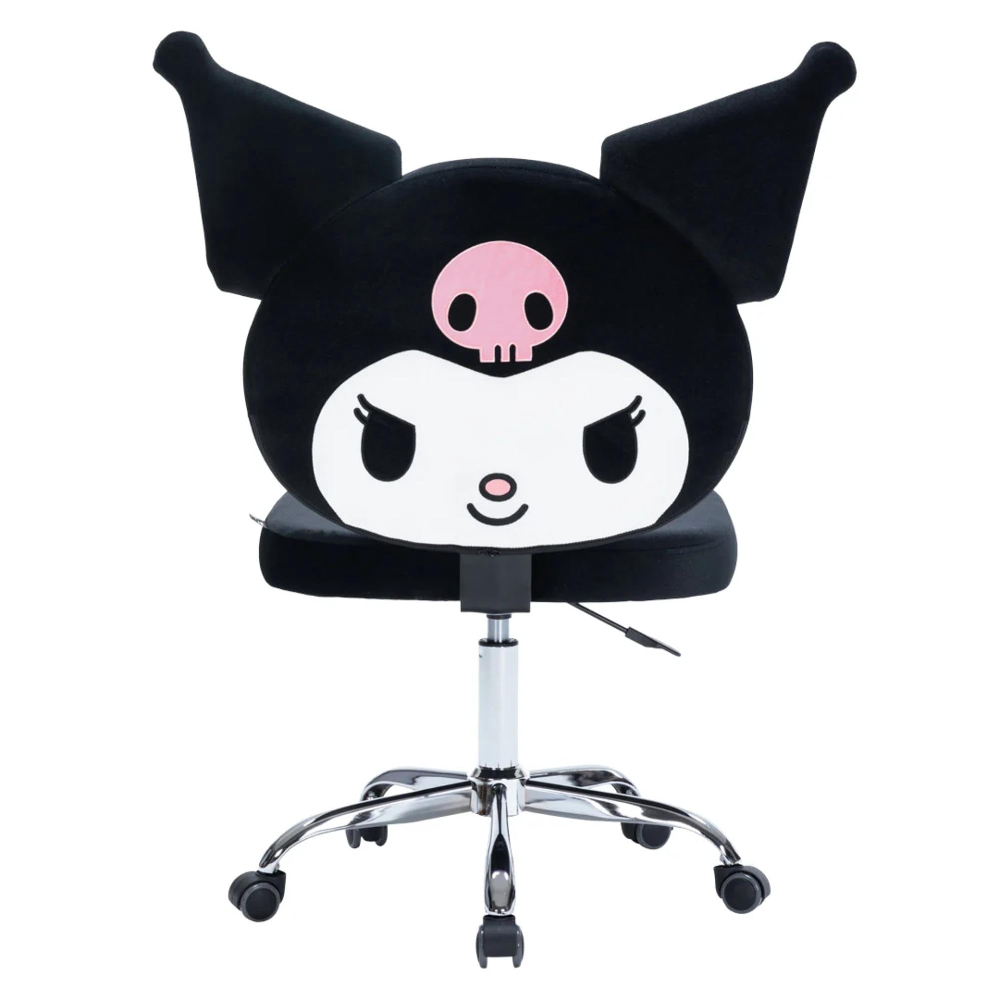 Impressions Vanity · Company - Vanity Chair Impressions Vanity Kuromi, Giratoria Sin Brazos, Negra