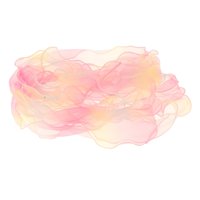 Bothyi - Rollo De Cinta De Tul Con Gradiente De Arcoíris Para Manualidades De Bricolaje, Paquete De Vacaciones, Color Rosa