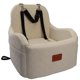 thumbnail image 1 of Asiento de coche Dog Booster Lealchum, de espuma viscoelástica ultrasuave, color beige, 1 of 6
