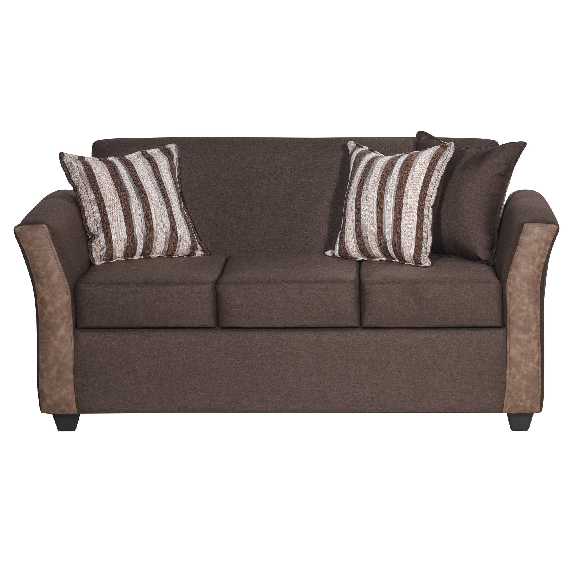 Colbox - Sofá Mornig 3 Cuerpos Tela Chocolate