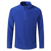 Andesland - Polera Ii Capa Micropolar Liso Medio Cierre Hombre