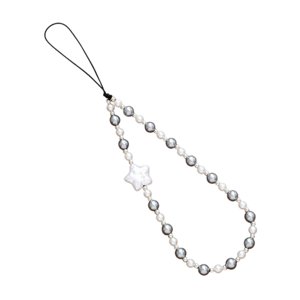 Bothyi - Correa De Muñeca Para Teléfono Con Cuentas, Decorativa, Multifuncional, Con Forma De Estrella