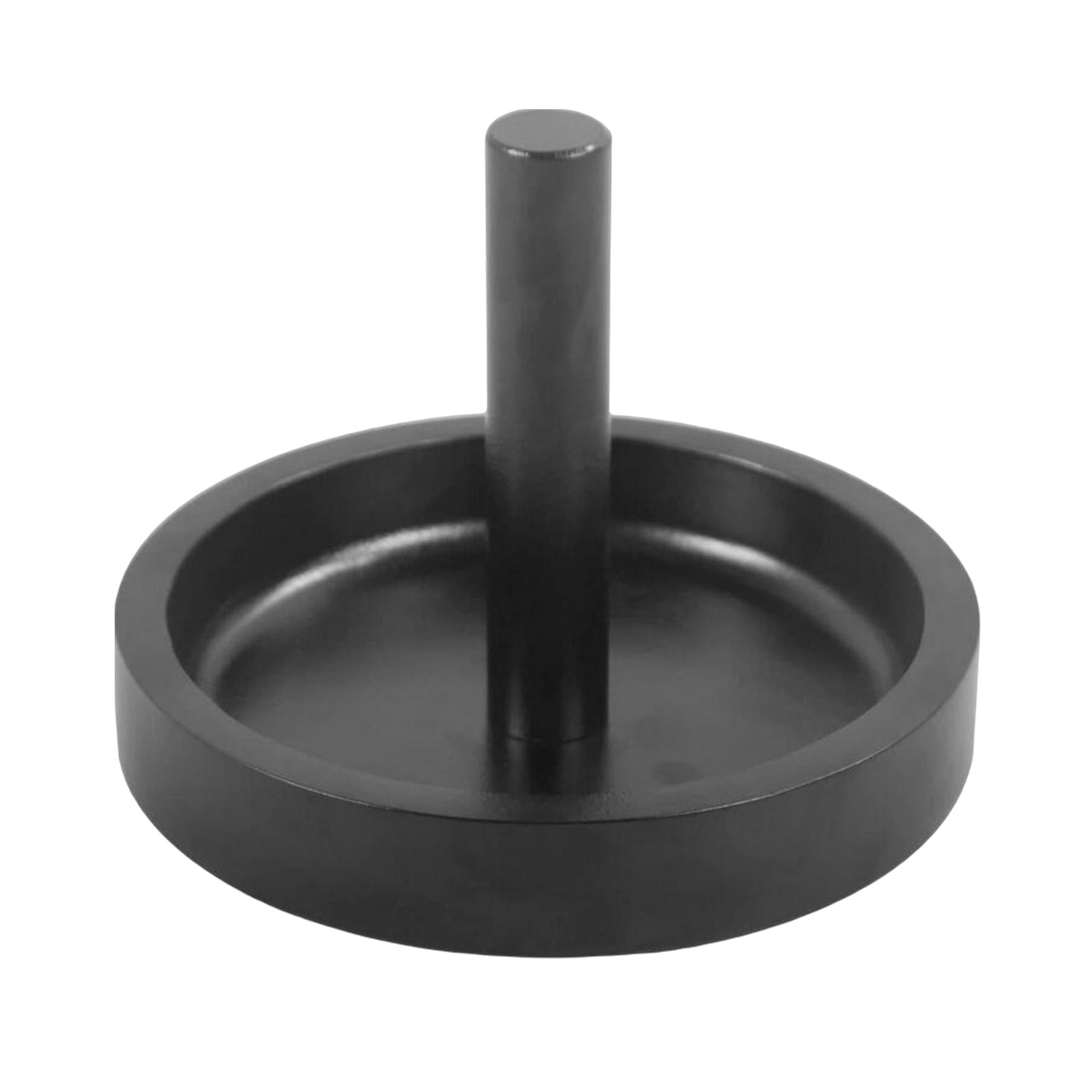 Nishiyuenyi - Cono De Billar De Madera Talco Tazón Cono Titular De Tiza Para Sala De Juegos Accesorio Negro