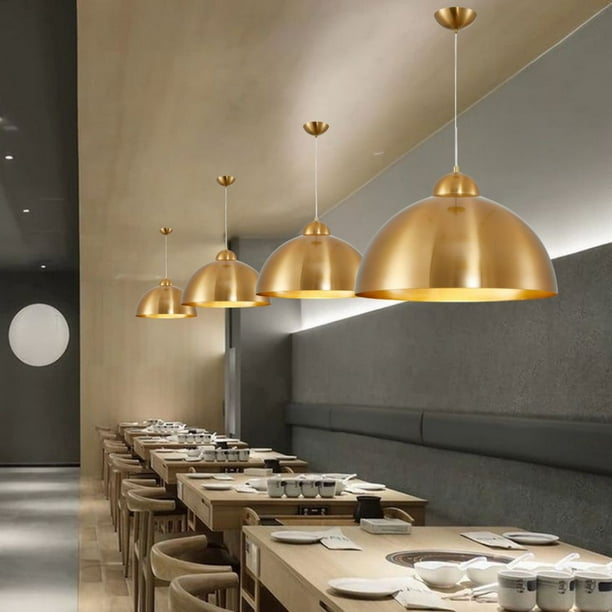 Lámpara Colgante de Lujo Dorada Hierro 40cm Lider