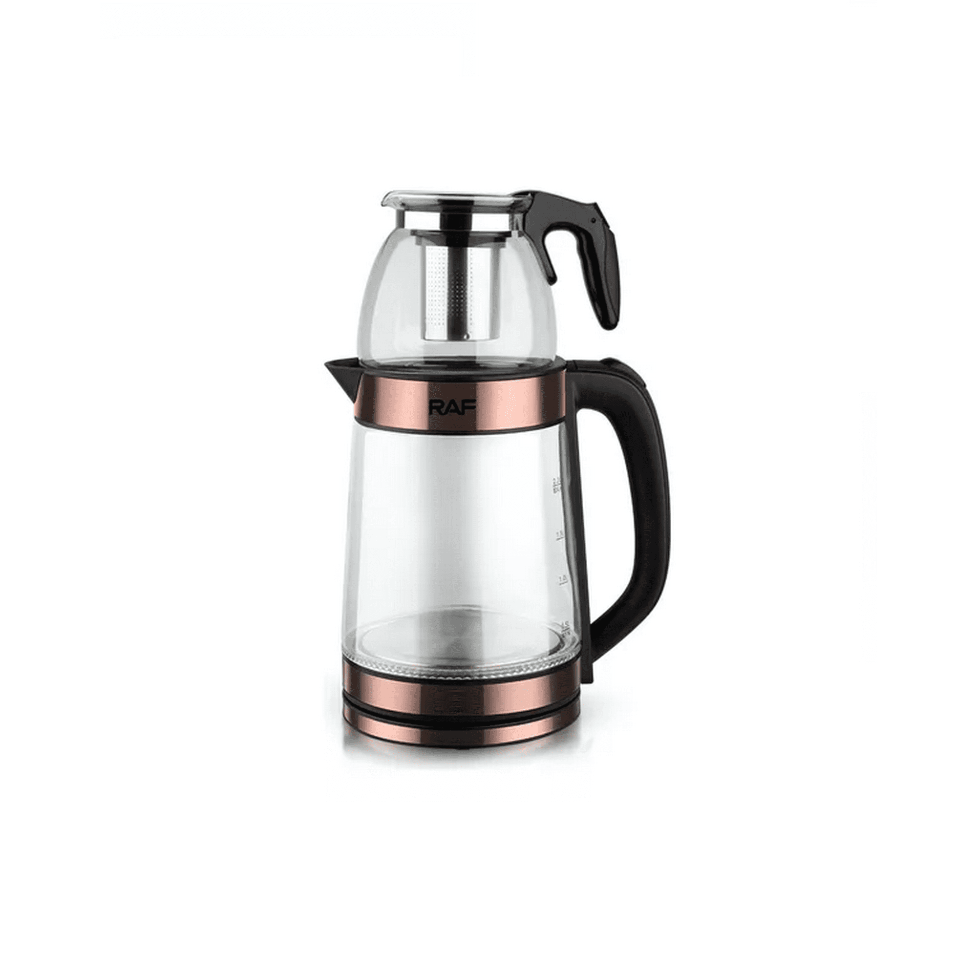 Genérico - Hervidor De Agua Eléctrico De Vidrio Doble Con Filtro De Té