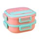 thumbnail image 2 of Almacenamiento De Alimentos Caja De Almuerzo Divider Portable Lid Plaza Para La Oficina Camping 1050ml Rosa, 2 of 5