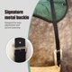 thumbnail image 5 of Almohadilla para montar sin silla Harrison Howard verde caza con cincha, 5 of 8