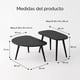 thumbnail image 3 of Juego Mesa De Centro Living Adriana Minimalista Convertible Negro, 3 of 8