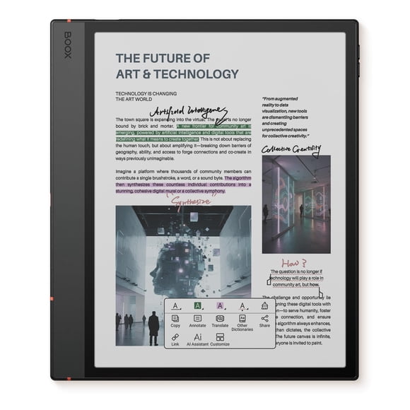 Papel electrónico en color para Tablet BOOX Note Air 10.3, 6 GB de RAM, 64 GB de ROM
