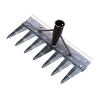 Magideal - Herramienta De Extracción De Equipos De Extracción De Rastrillo De Jardín Herramientas Herramientas Para El Piso Aflojamiento De La Tumba Del Jardín D 7 Dientes