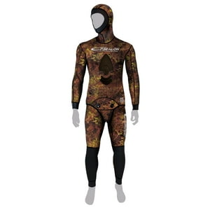 Epsealon - Traje De Buceo 7Mm Fusion Labrax Camuflado - T6 (Xxl)