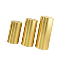 Bothyi - 3 Piezas De Cubiertas De Pilar De Pedestal, Suministros Para Fiestas De Graduación, Fiesta De Cumpleaños, Dorado