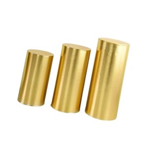 Bothyi - 3 Piezas De Cubiertas De Pilar De Pedestal, Suministros Para Fiestas De Graduación, Fiesta De Cumpleaños, Dorado