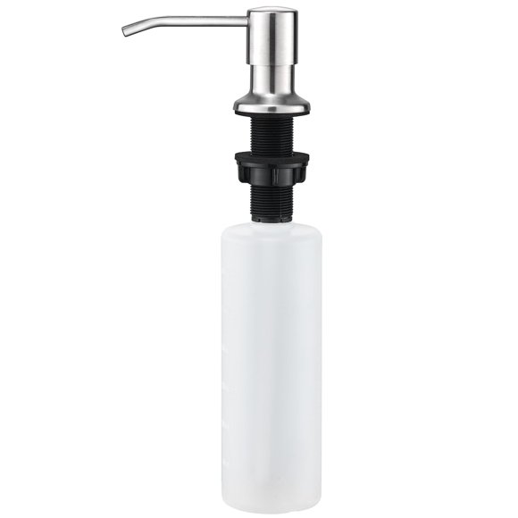 Dispensador de jabón empotrable Wardock de níquel cepillado 385 ml