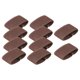 thumbnail image 4 of 10x Cinturones Elásticos Correa Retenedor Banda Para Pantalones Cinturón Nylon Cinturón Trabillas Café, 4 of 5