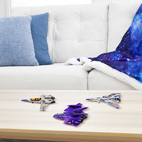 Disney Pixar Lightyear Hot Wheels Fleet Starship Paquete de 3, Naves estelares con licenci