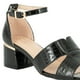 thumbnail image 4 of Sandalia de Vestir Syk Negro Alquimia, 4 of 5