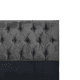 thumbnail image 3 of Respaldo Super King Piso Capitone Premiun 200x140 Cm Gris Oscuro Felpa, 3 of 3
