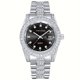 thumbnail image 1 of Relojes de Cuarzo Redondos de Moda con Pedrería Correa de Aleación de Zinc Puntero de Aleación de Zinc Esfera de Aleación de Zinc, 1 of 9