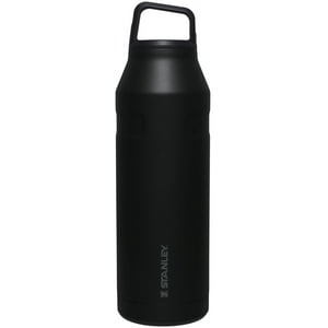 Botella De Agua Stanley Iceflow Cap And Carry+ De 1,5 L, Color Negro