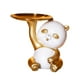 thumbnail image 1 of Estatua De Bandeja De Almacenamiento De Escultura De Panda Multiusos Para Decoración De Sala De Estar áurea Y Blanca, 1 of 3
