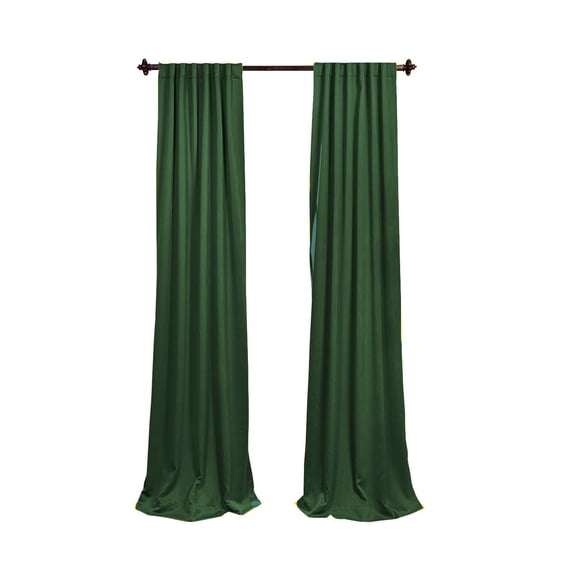 Telón de fondo de popelina de poliéster, lino Los Ángeles, color verde cazador, 96 x 58 cm