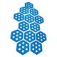 thumbnail image 5 of 12 Almohadillas De Tracción Hexagonales Para Tabla De Surf, Ideales Para El Agarre En Tablas De Surf Y Skimboarding, Color Azul., 5 of 5
