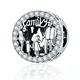 thumbnail image 1 of Charm Familia en Plata 925 con Circones Brillantes, 1 of 2