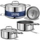 thumbnail image 1 of Juego de utensilios de cocina LEGEND COOKWARE 6 piezas, acero de 5 capas, 1 of 7