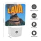 thumbnail image 2 of Lava Luz nocturna LED con sensor de anochecer a amanecer para dormitorio, baño, pasillo, escaleras - Lámpara LED nocturna de enchufe, 0.5W - 1 pieza, 2 of 6