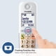 thumbnail image 3 of Teléfono inalámbrico Panasonic KX-TGU432W con pantalla grande, 2 auriculares, 3 of 6