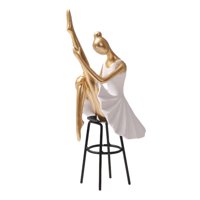 Bothyi - Figura Decorativa De Bailarina Para Decoración De Sala De Estar, Estilo A