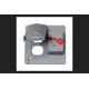 thumbnail image 1 of Cubierta cuadrada de plástico Sigma Electric para caja combinada de 2 bandas, 1 of 1