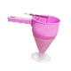thumbnail image 4 of Dispensador de con soporte para hacer herramientas de cocina dispensador de embudo bolas de pulpo herramientas para hornear postre Takoyaki Waffl Rosado, 4 of 5